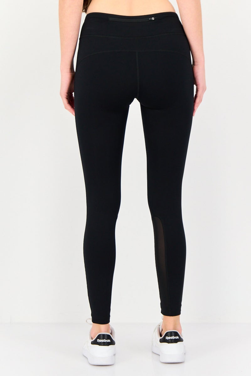 Nike Women Dri-Fit Brand Logo Running Tight, Black - Image 2